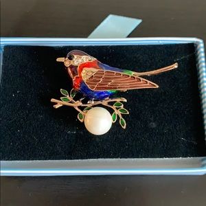 Bird brooch